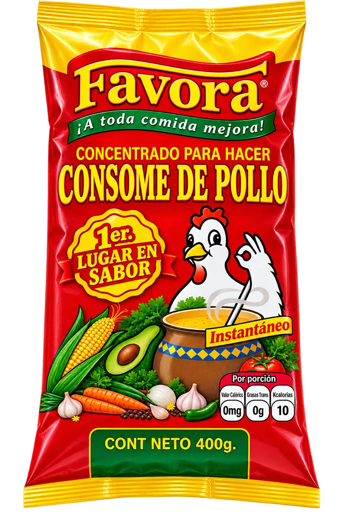 FAVORA Consome de Pollo 400g