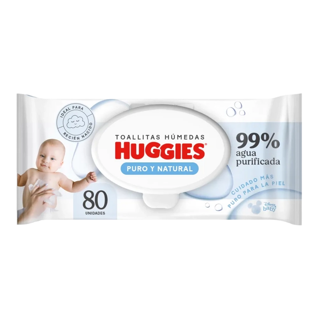 HUGGIES Toallita Húmeda Ecopro 80Ud