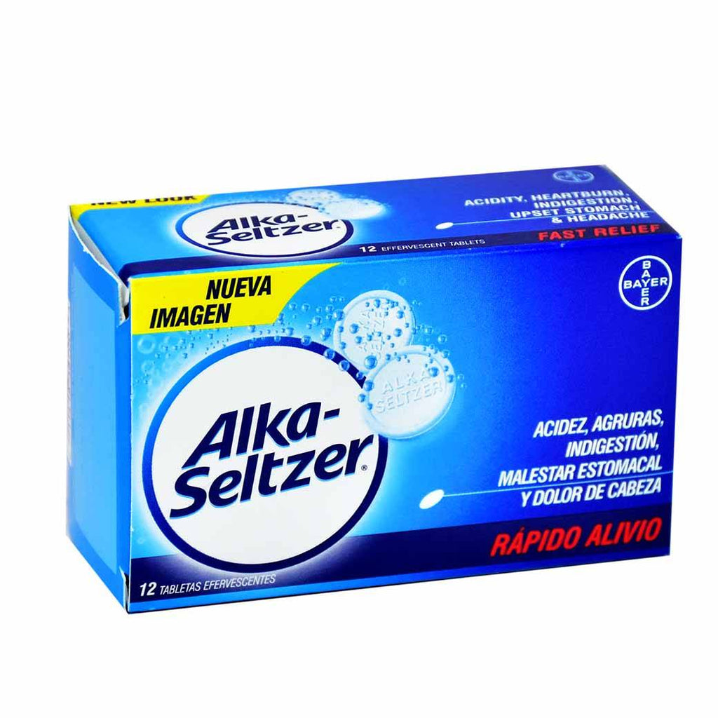 BAYER Alka-Seltzer 12 Tabletas