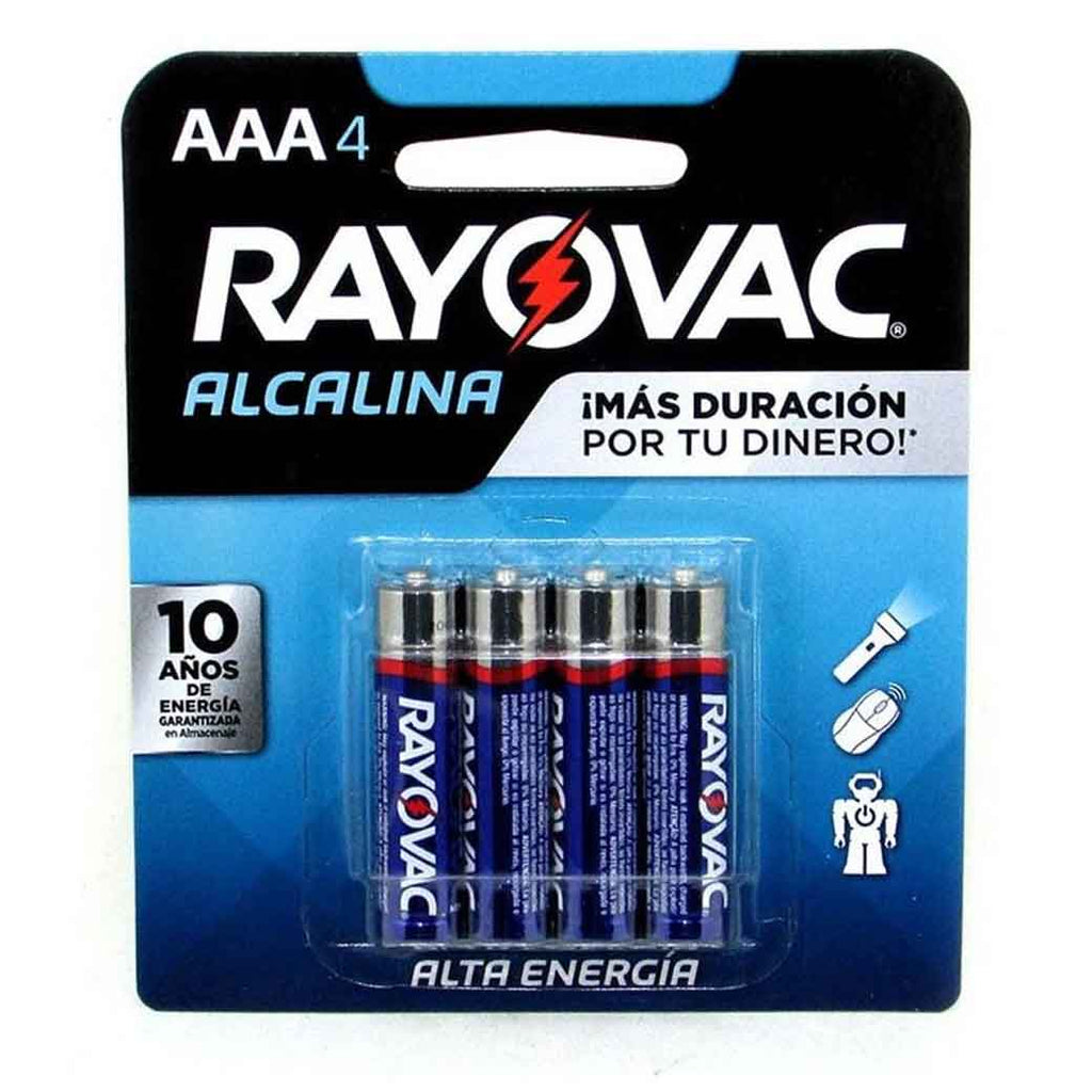 RAYOVAC Bateria Alcalina AAA4