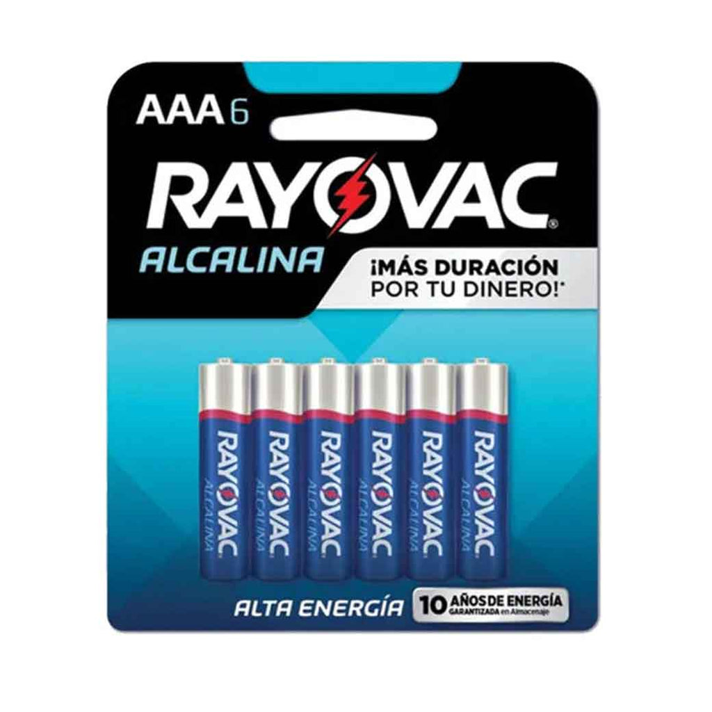 RAYOVAC Bateria Alcalina AAA6