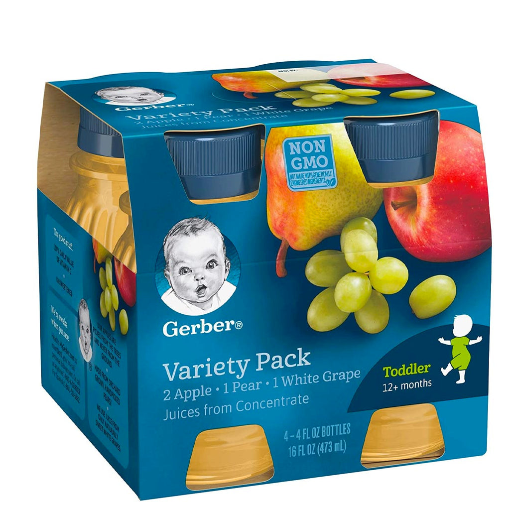 GERBER Assorted Juice 4pk