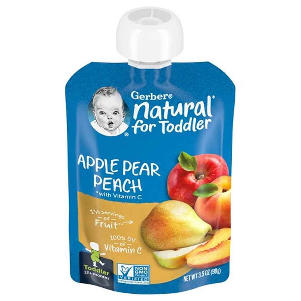 GERBER Apple Pear Peach Puree 