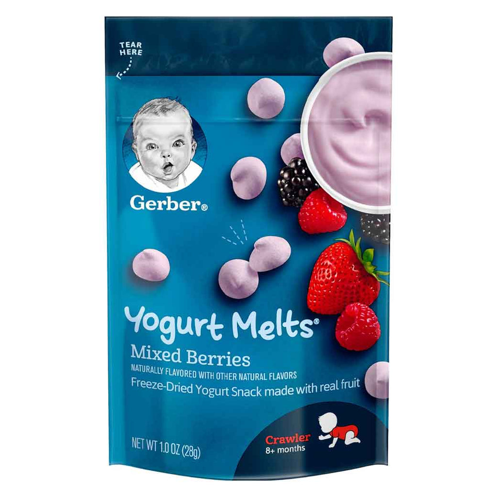 GERBER Yogurt Melts Mxd B 28 g