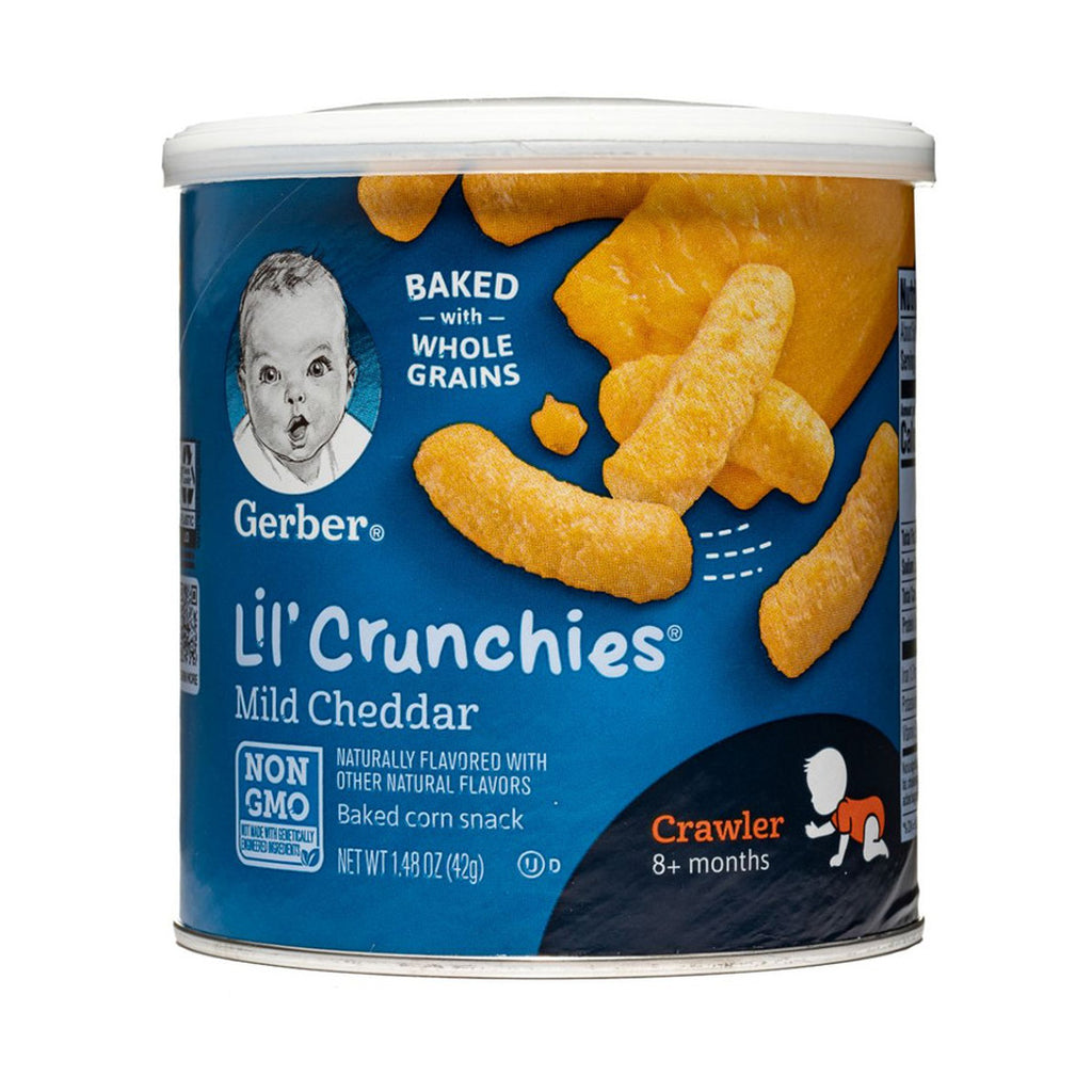 GERBER Lil Crunchies Mild Chedar42g