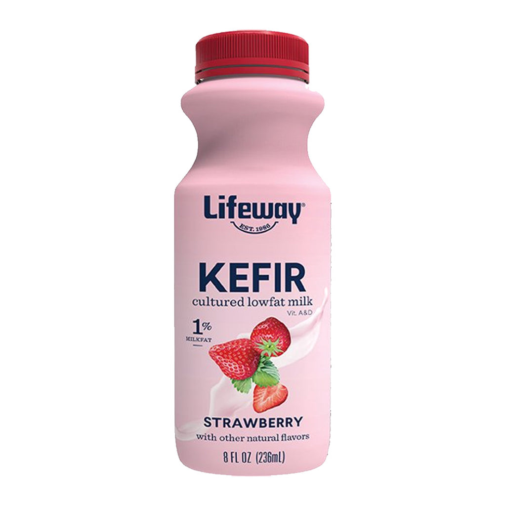 KEFIR Yogurt StrawbLowFat 8oz