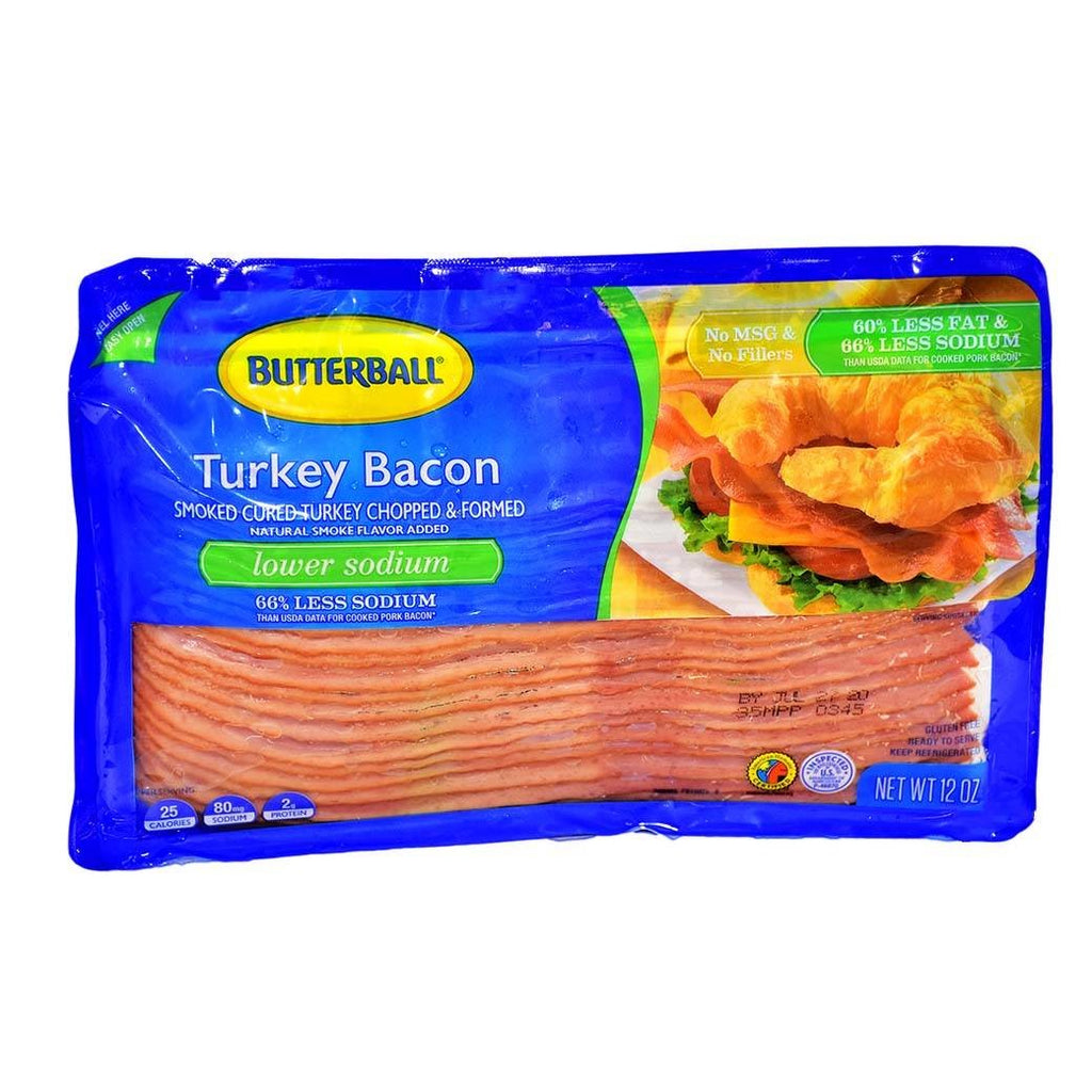BUTTERBALL Bacon Low Sodium12oz