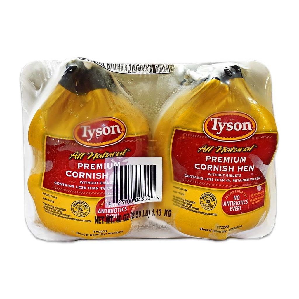 TYSON Premium Cornish Hen 2pk