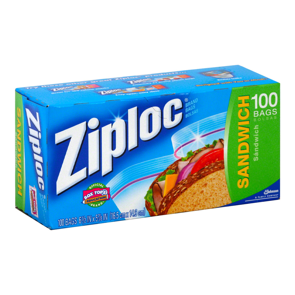 ZIPLOC Bolsas Sandwich 100un
