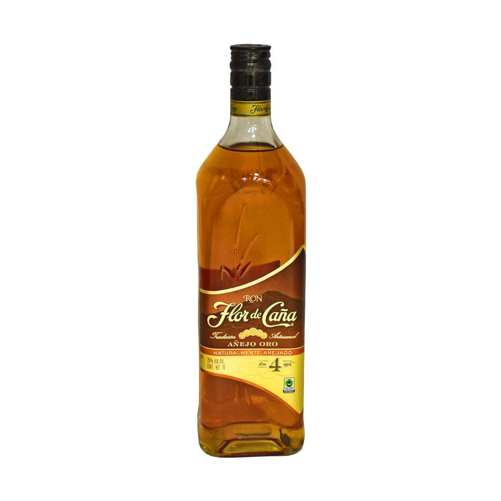FLOR De Caña 4 Años Oro 1L