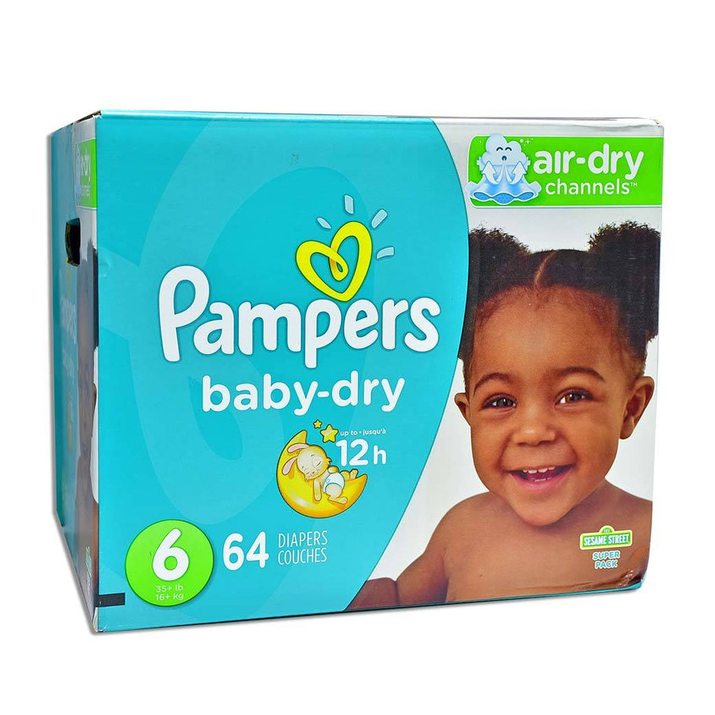 PAMPERS BabyDry T6 64UN