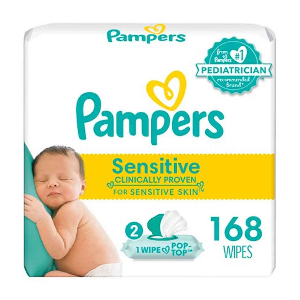 PAMPERS Wipes Sensitive 168UN