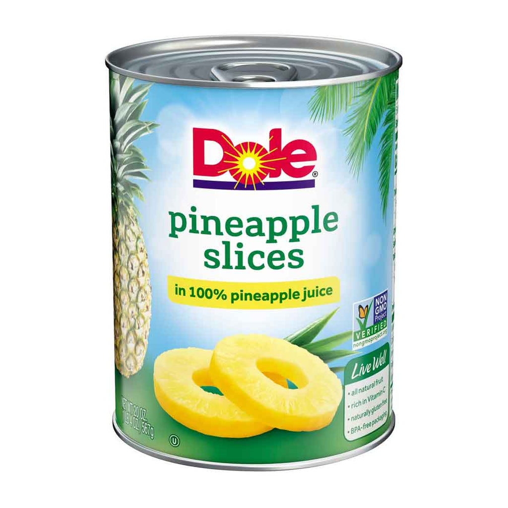 DOLE Pineapple Sliced 20 oz