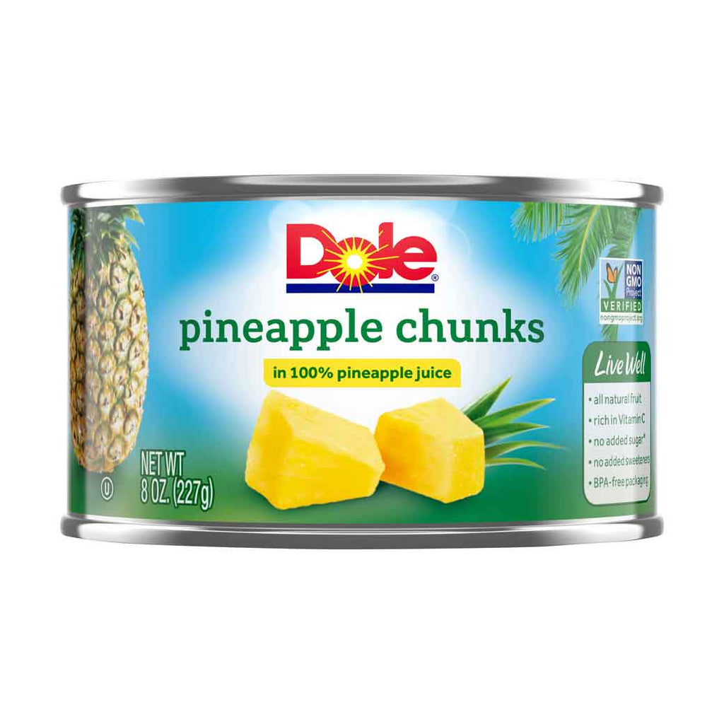 DOLE Pineapple Chunks 8 oz