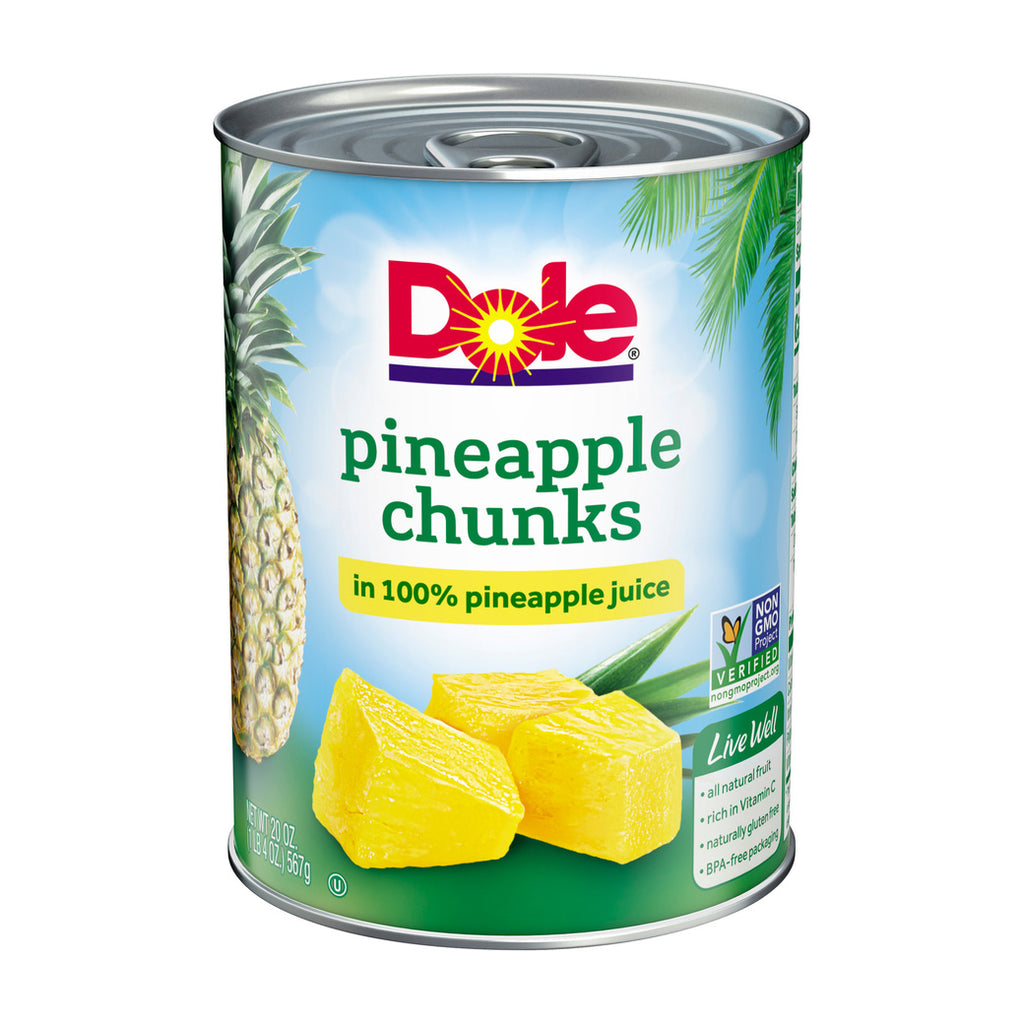 DOLE Pineapple Chunks 20oz