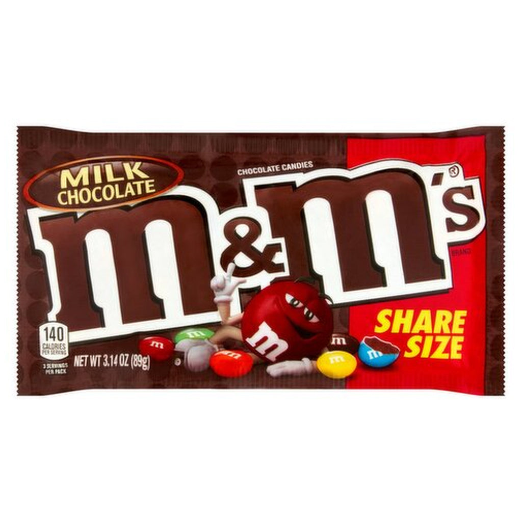 M&M Milk Choc barra 3.14oz