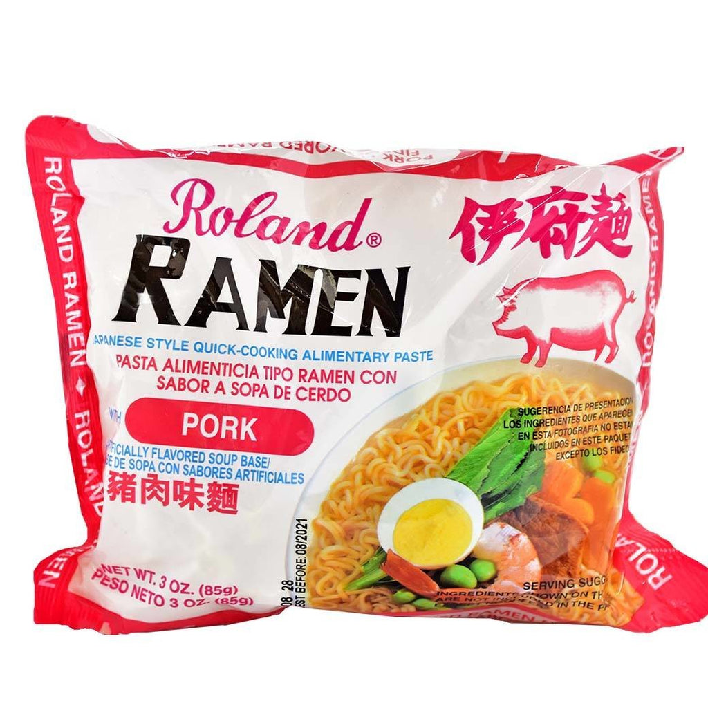ROLAND Ramen Pork sopa instantanea 3 Oz