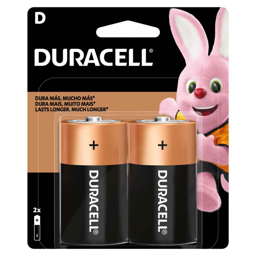 DURACEL Pila Alcalina 2Pk D