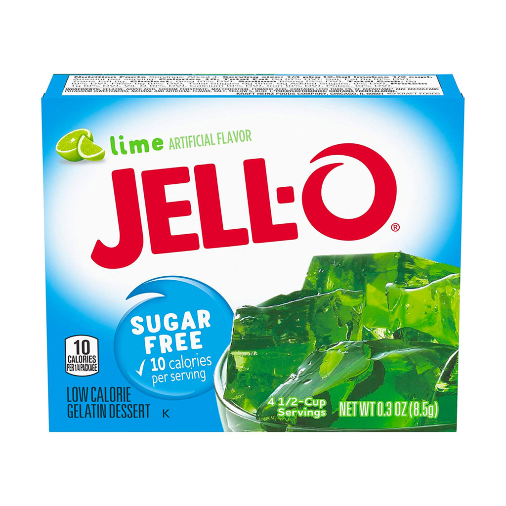 JELLO GelatSugarFree Lime 8.5 