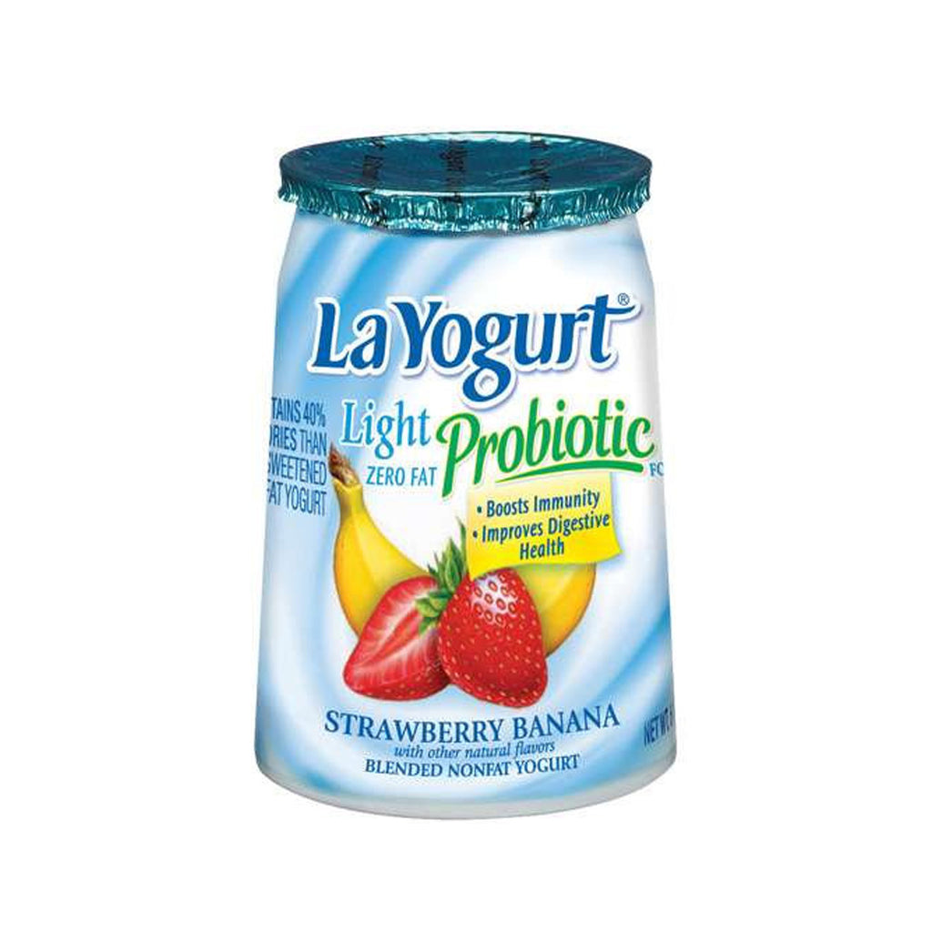 LA YOGURT StrawBanana Ligh 6oz