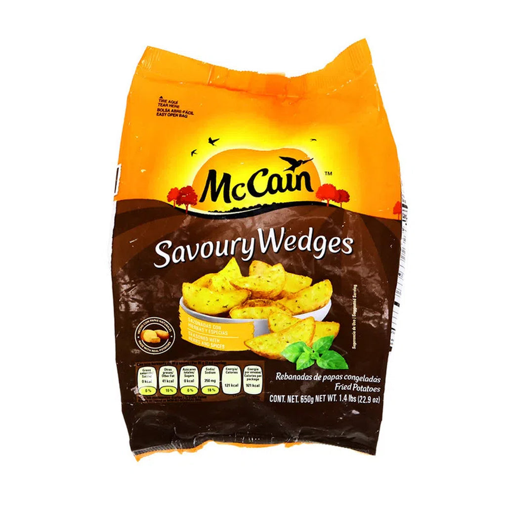 McCAIN Savoury Wedges 650g