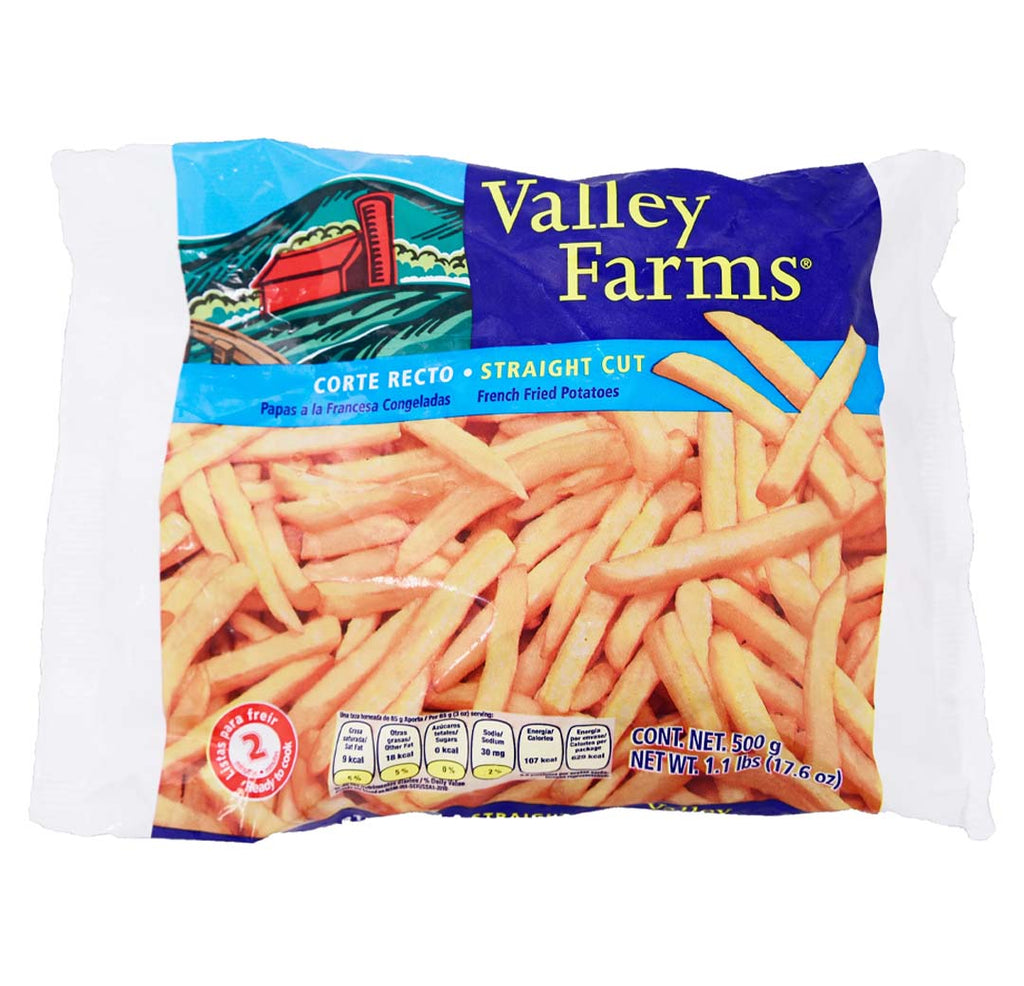 VALEY Farm  papas fritas congeladas  1.1Lbs