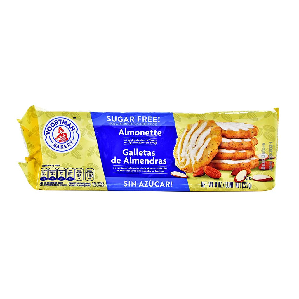 VOORTMAN Galletas Almonette Sin Azucar 227g