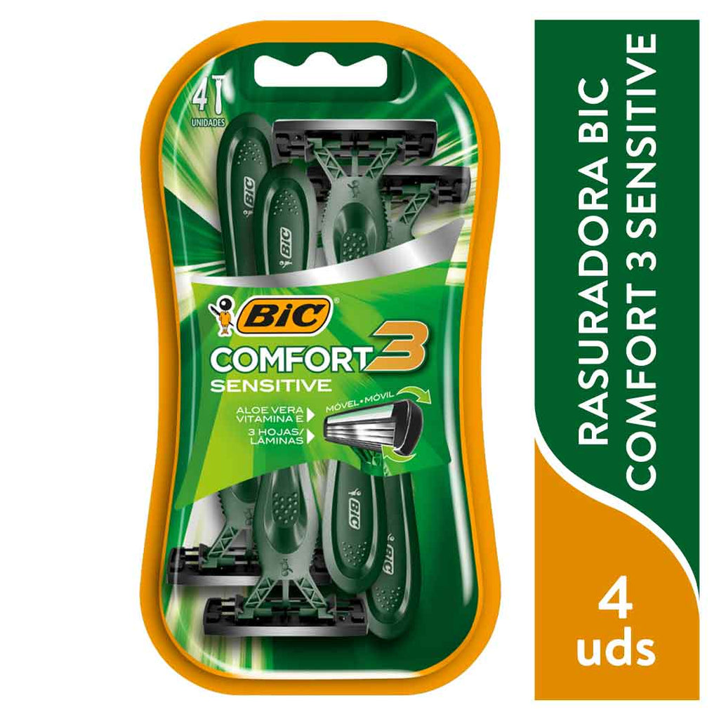 BIC Rasuradora Comfort 3Advance4pk