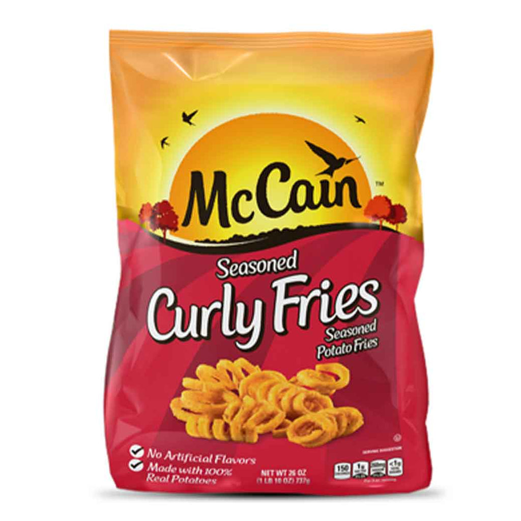 McCAIN Seasoned Curly Fries 26