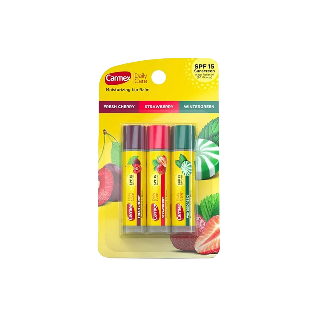 CARMEX 3Flvr Lip Balm 3pack