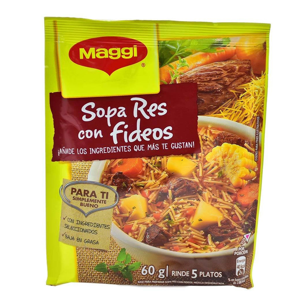 MAGGI Sopa Res Con Fideos 60g