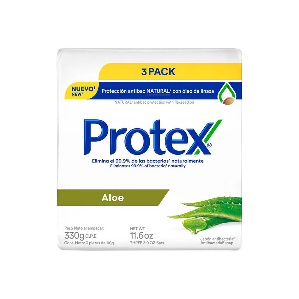 PROTEX Jabon Aloe 3pk
