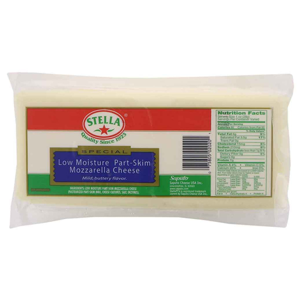 STELLA Mozzarela PartSkim Milk X Lb