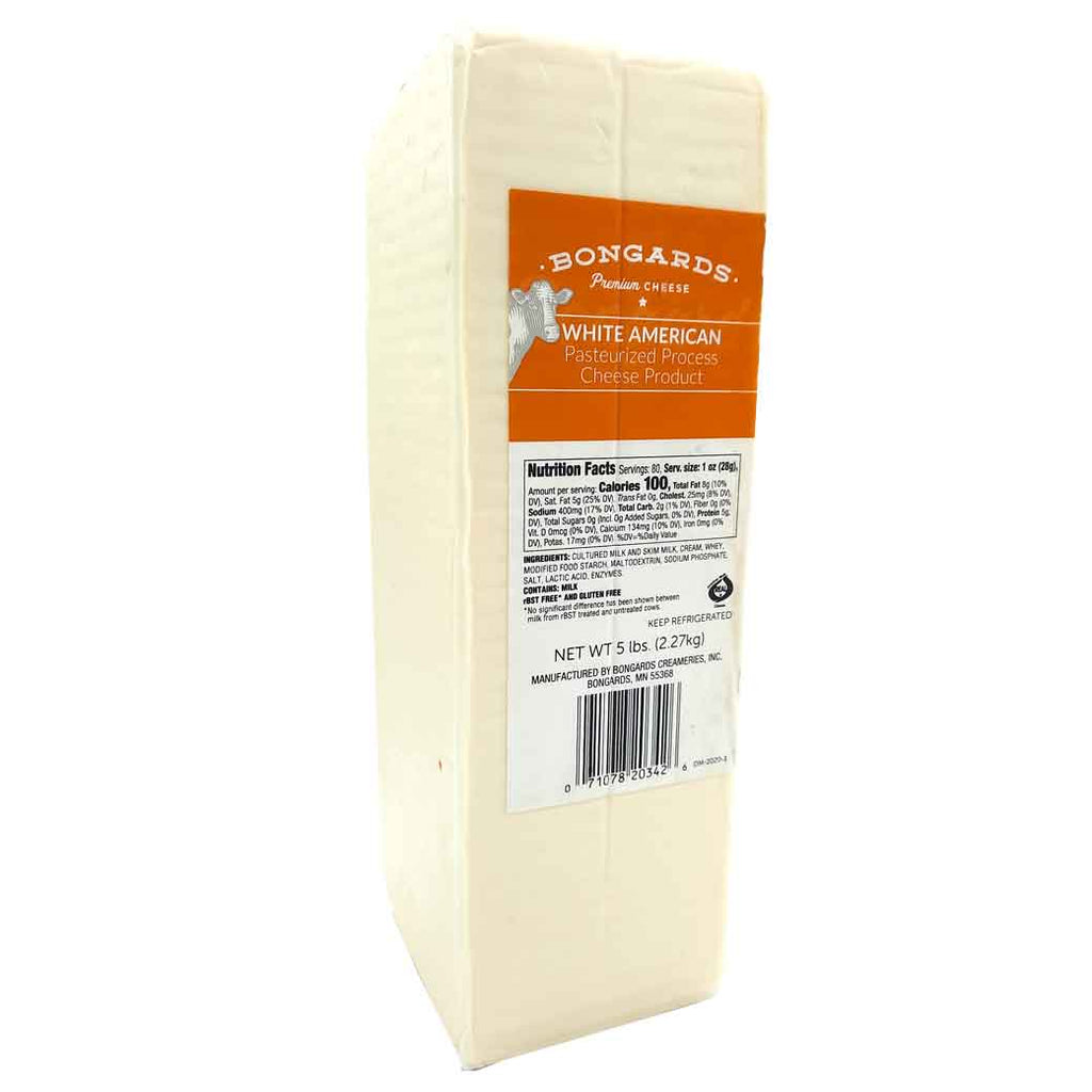 BONGARDS Cheese White American  X Lb