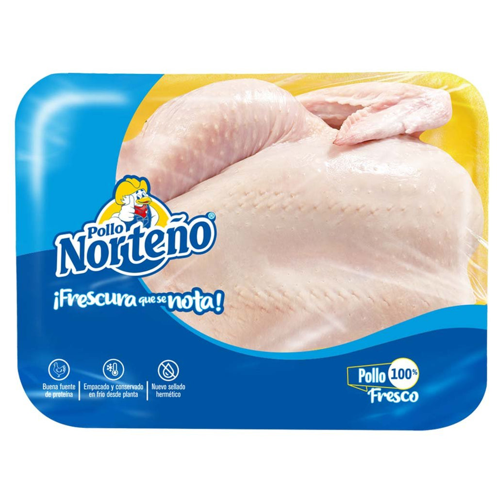 NORTEÑO Pollo Entero Bandeja