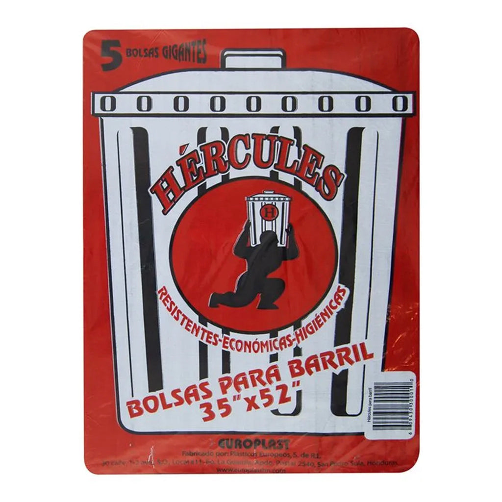 HERCULES Bolsa Barril Negra 5u