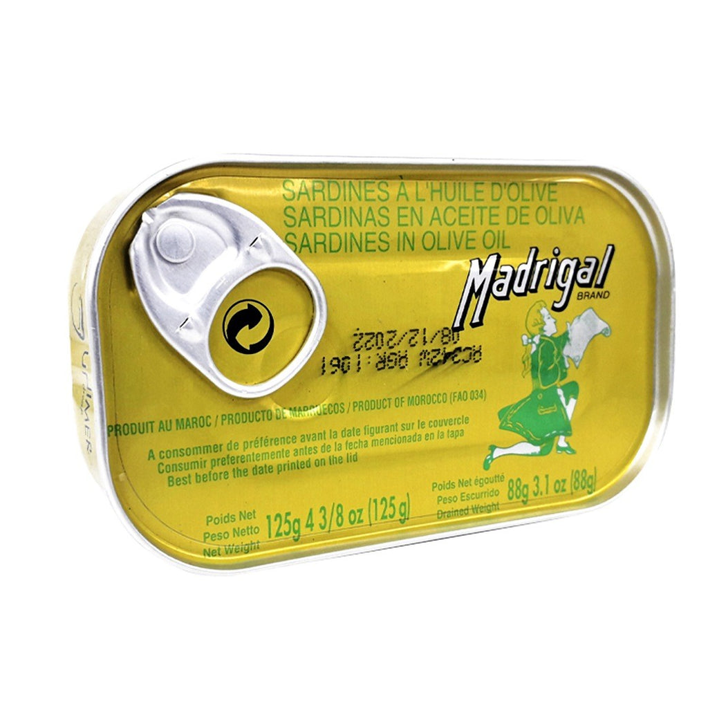 MADRIGAL Sardina M Oliva 125gr