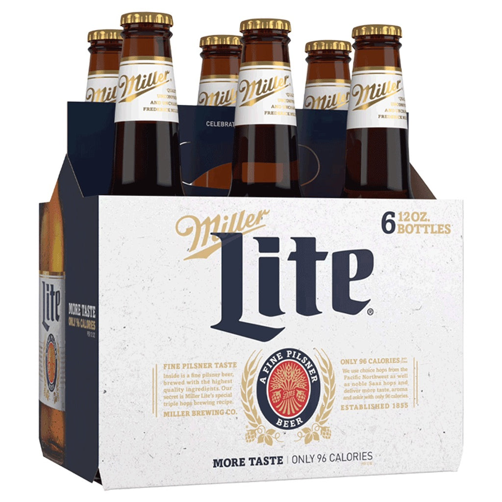 MILLER LITE Cerv.Bote 12oz 6pk