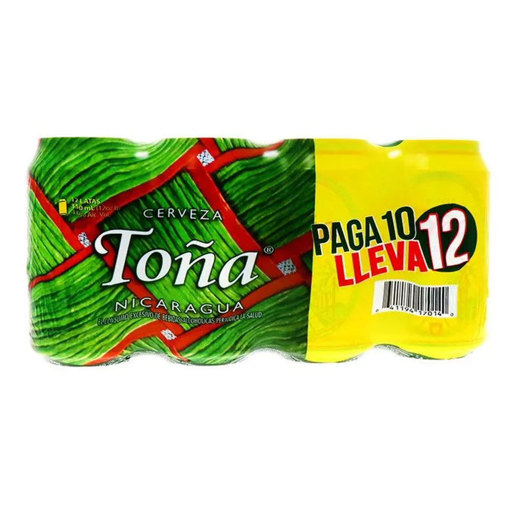 TOÑA Cerveza Lata Pack 12(10)