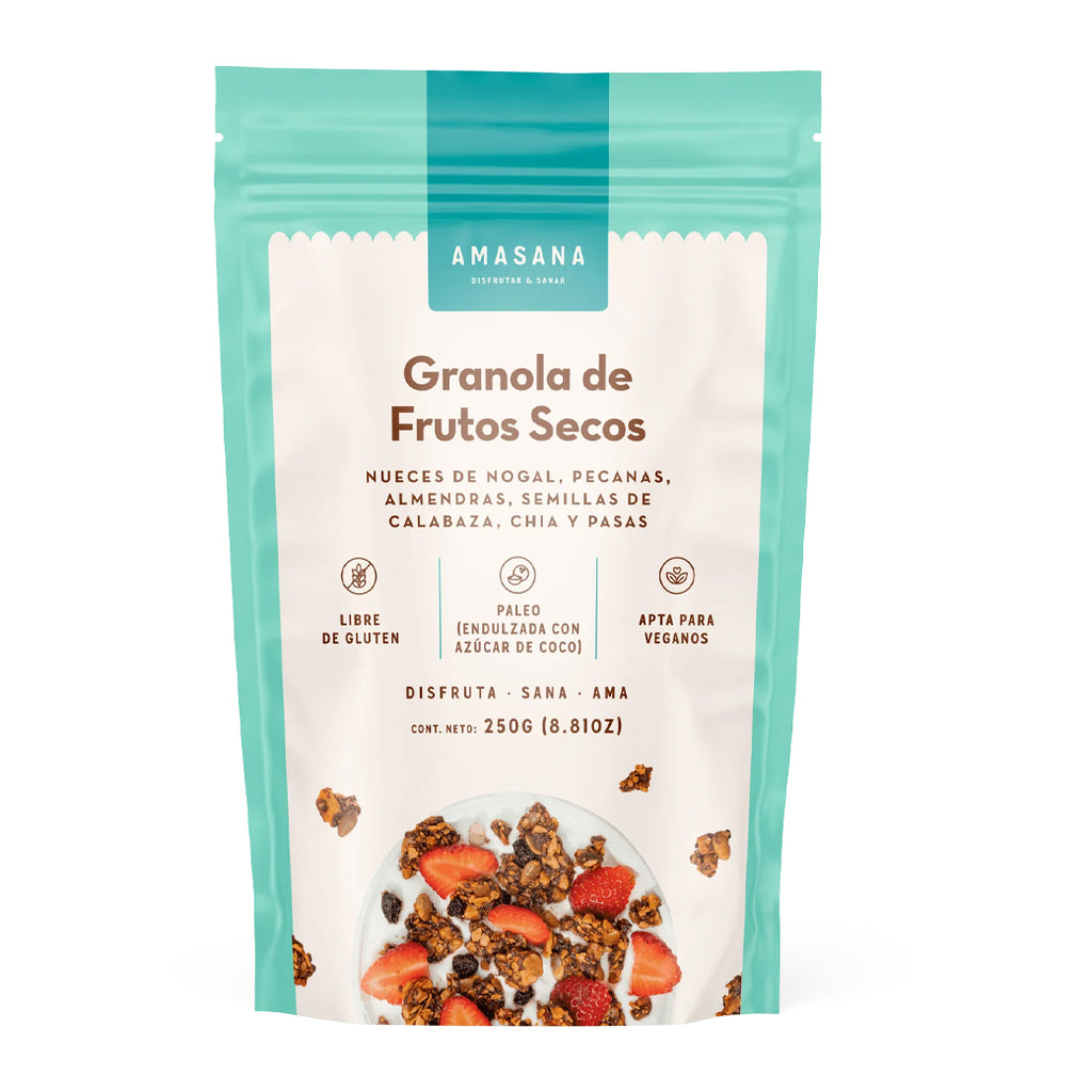 AMASANA Granola Frutos Secos 250g