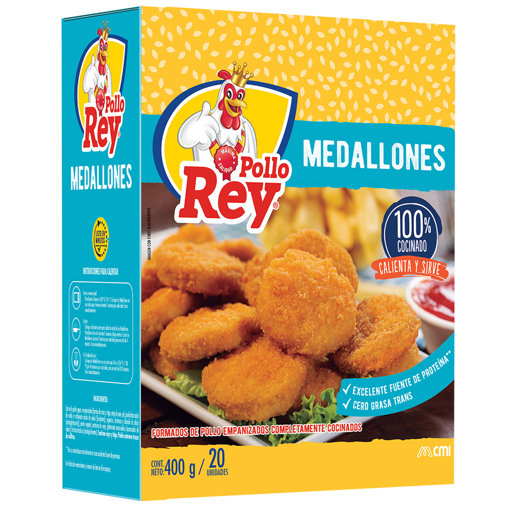 REY Medallones Empanizados 400