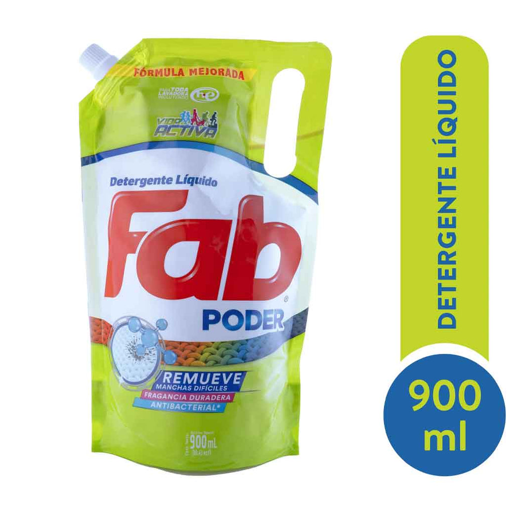 FAB DeterLiquidAntibact900ml