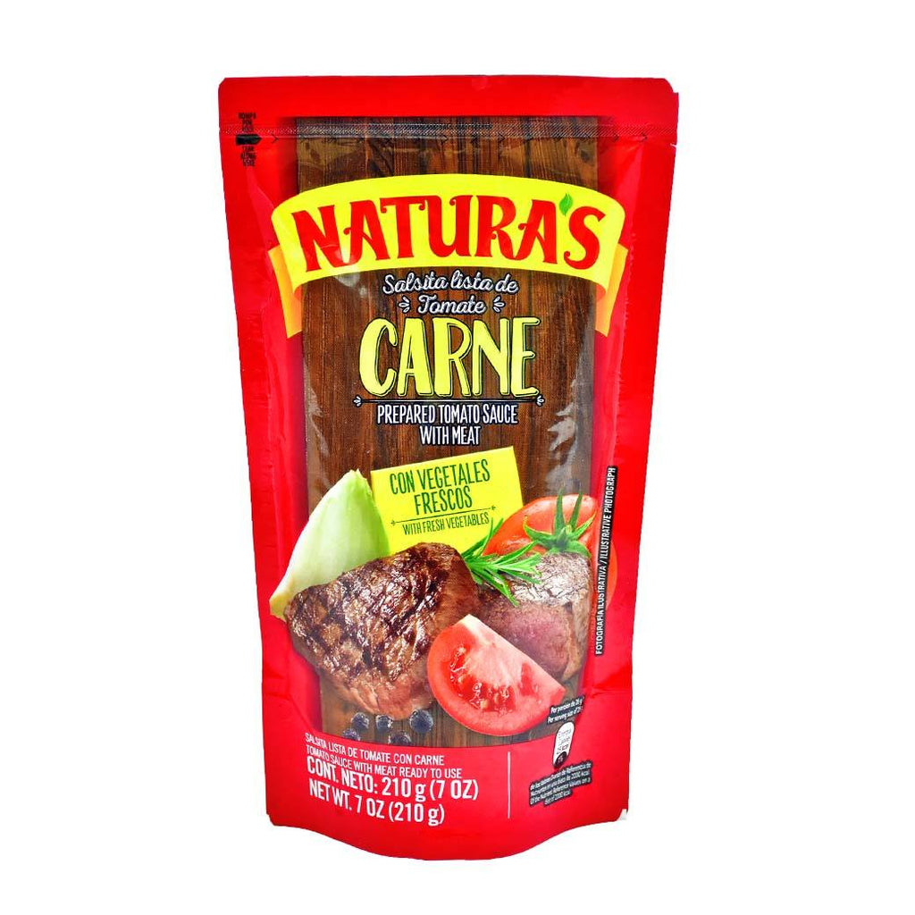 NATURAS Salsita Con Carne 200g
