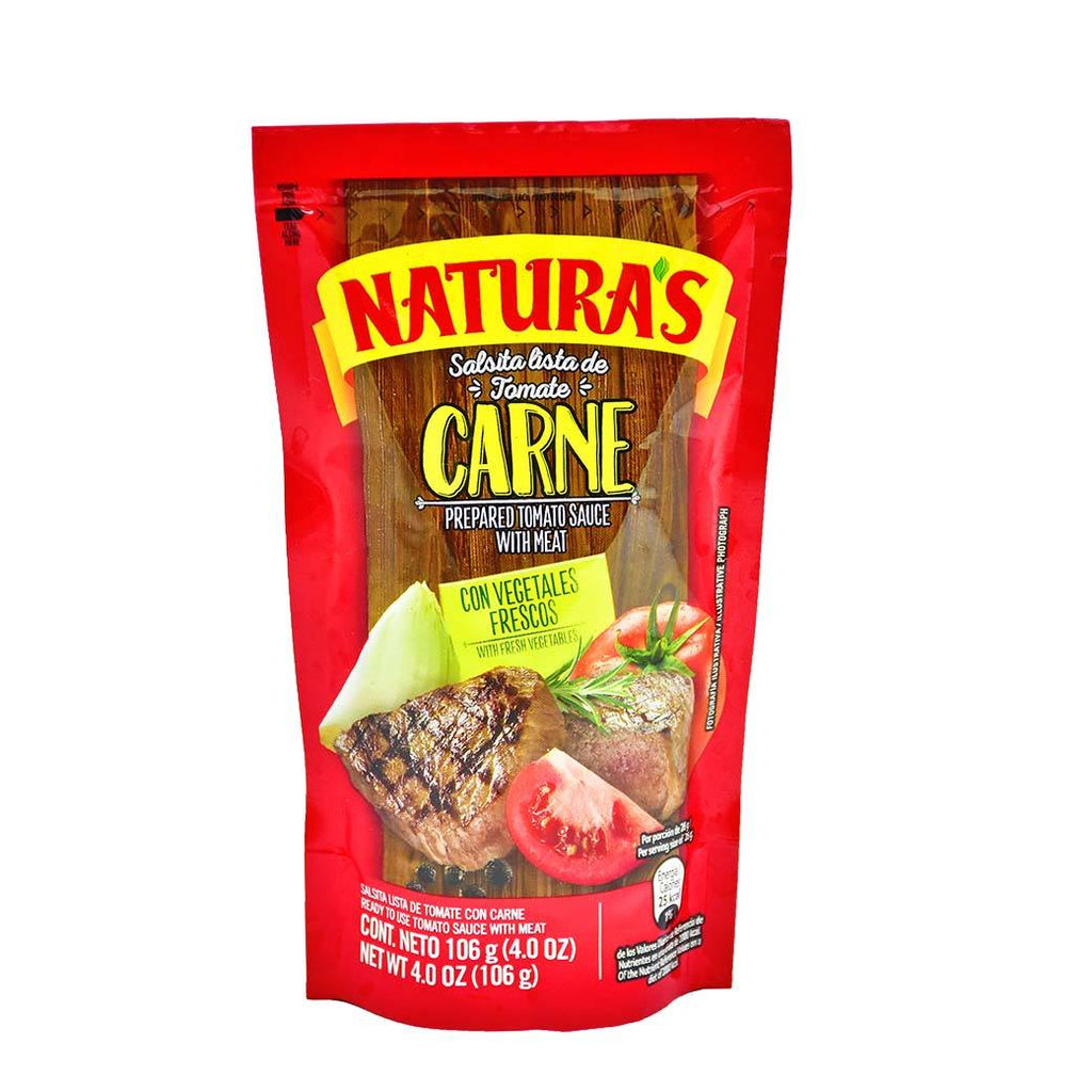 NATURAS Salsa Tomate Carne 106g