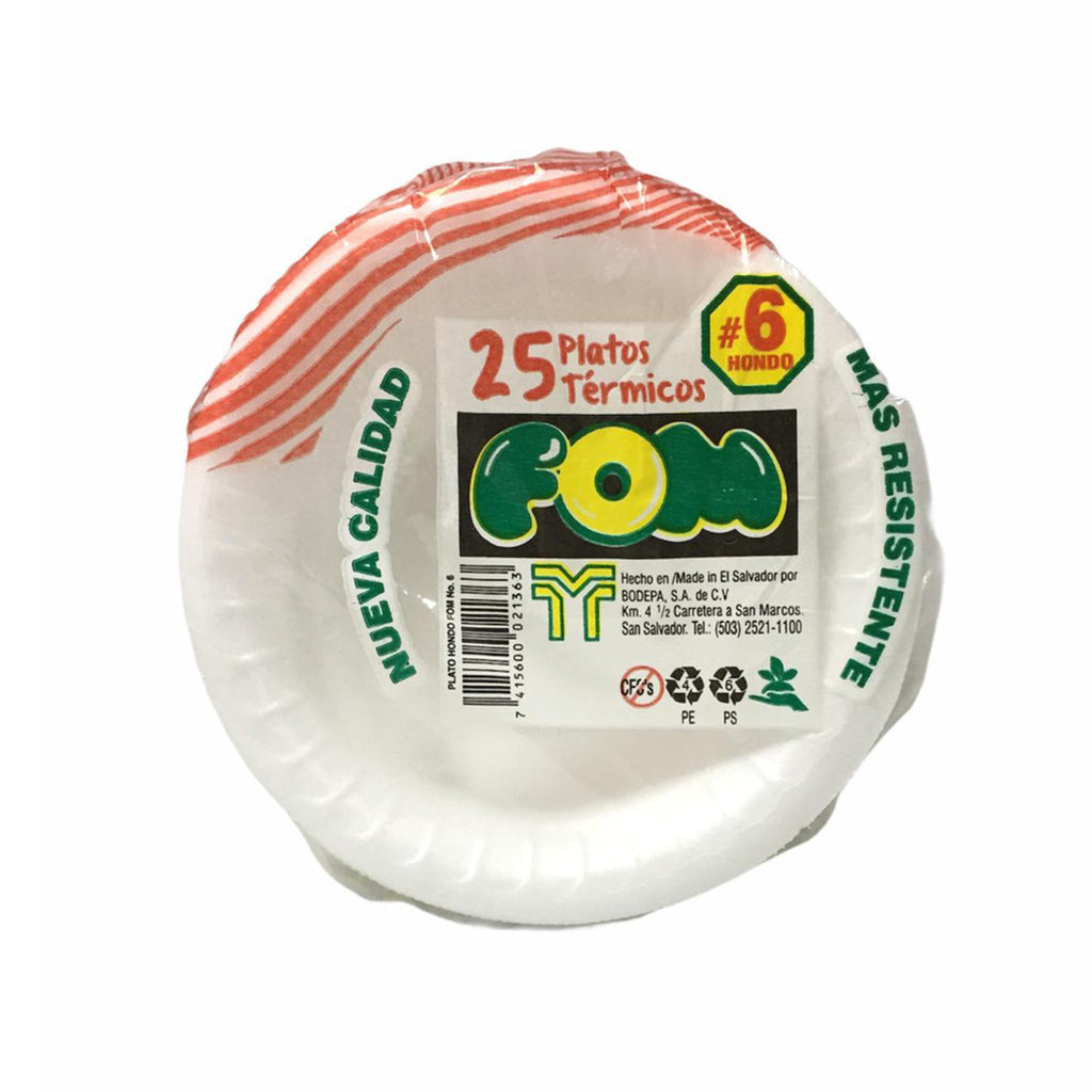 FOM Platos Termicos Hondo 25ud