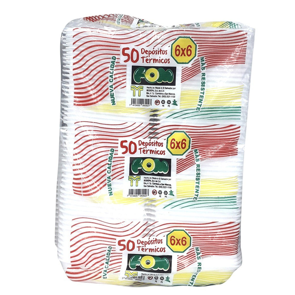 FOM Platos P Hamburguesa50unid