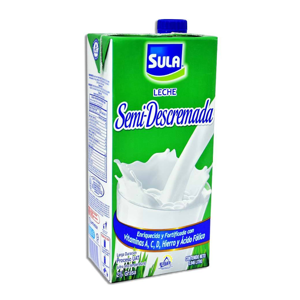 SULA Leche Semidescremada 946ml