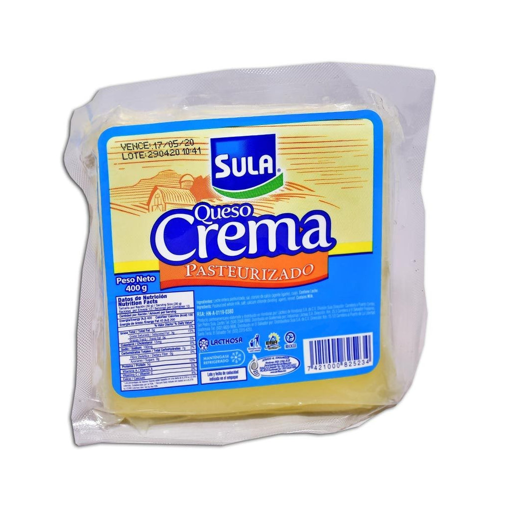 SULA Queso Crema Pasteurizado 454g