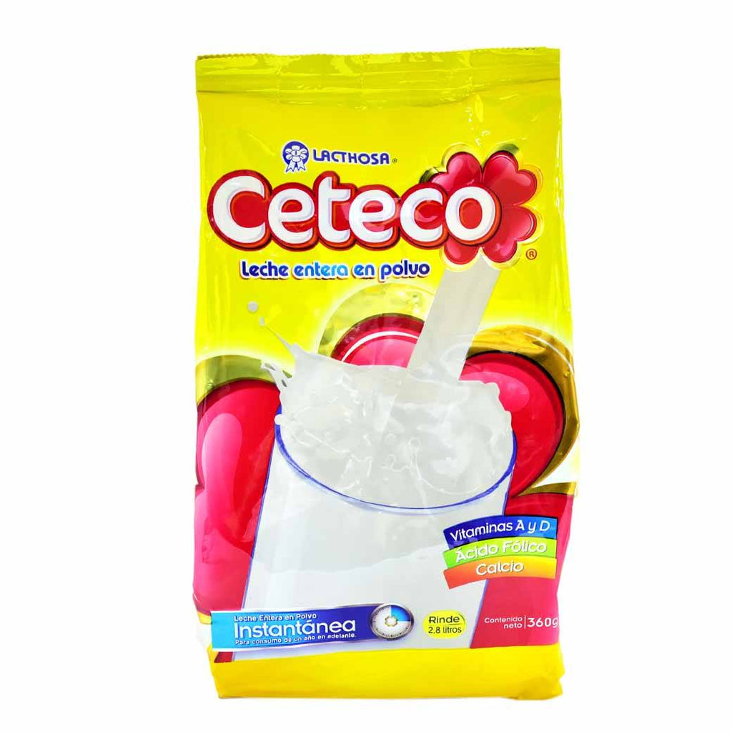 CETECO Leche Entera Bolsa 360g