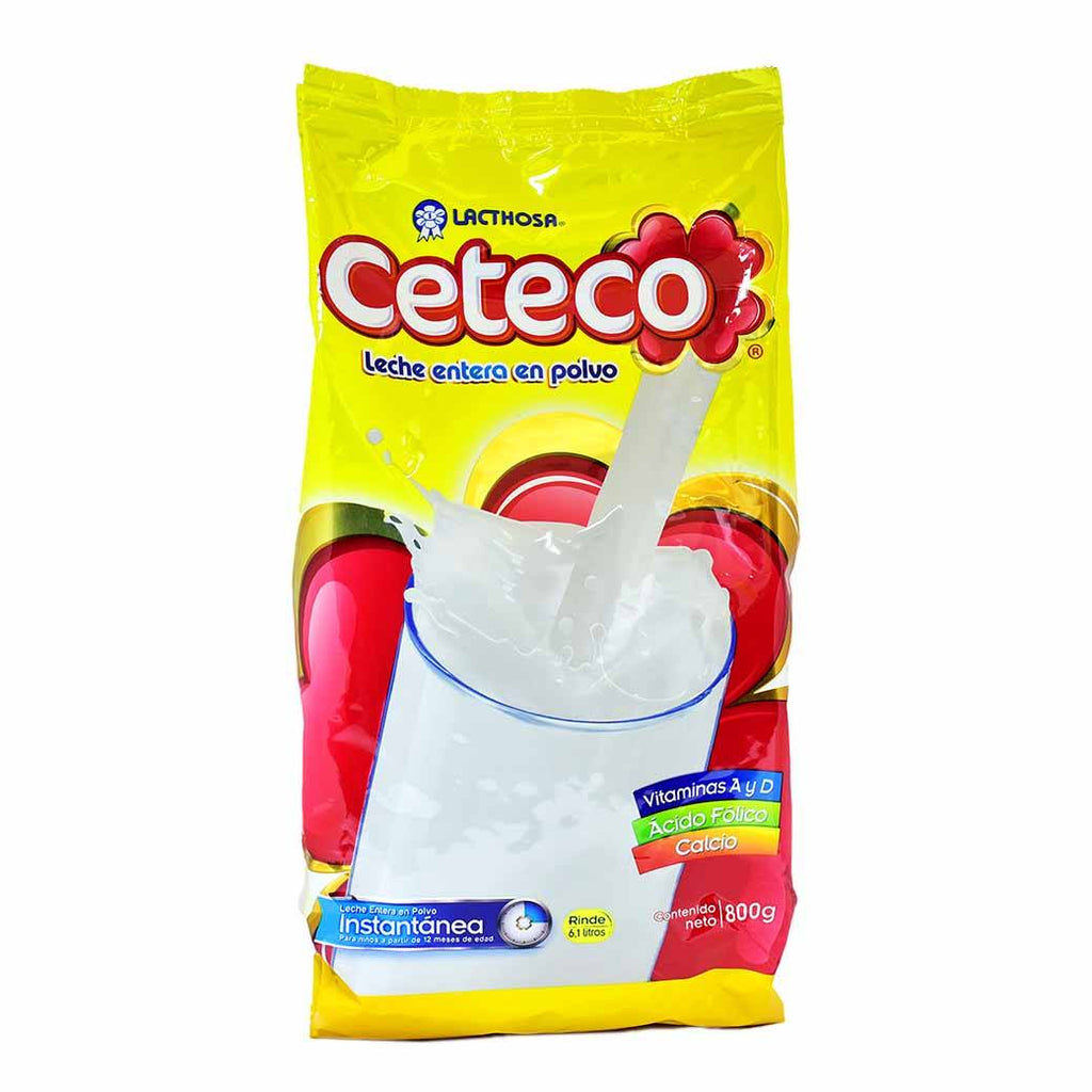 CETECO Leche Entera Bolsa 800g